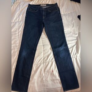 J Brand Dark Blue Straight Leg Jeans